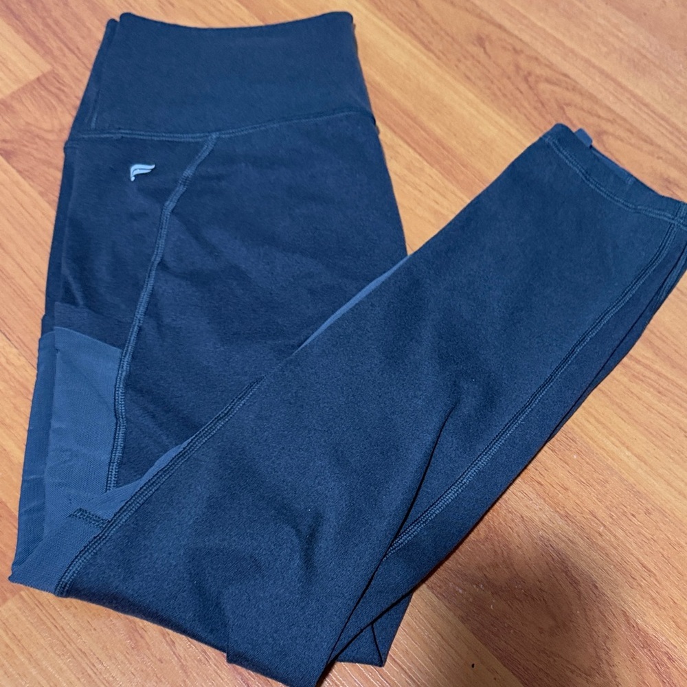 Fabletics Dark Gray Powerhold Athletic Leggings